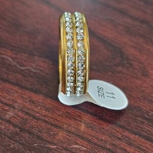 Source Unknown Gold and Silver Men's Ring